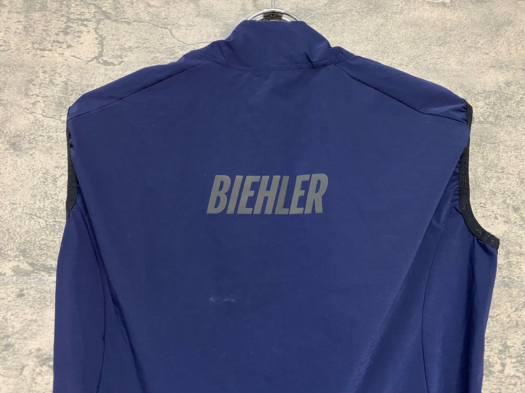JH980 BIEHLER ジレ サイクルベスト 濃紺 L
