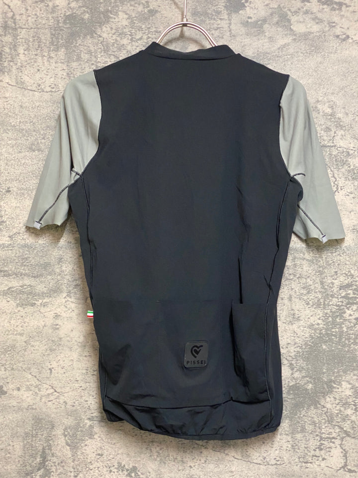 JS096 ピセイ PISSEI 半袖 サイクルジャージ 黒 グレー M/L 未使用