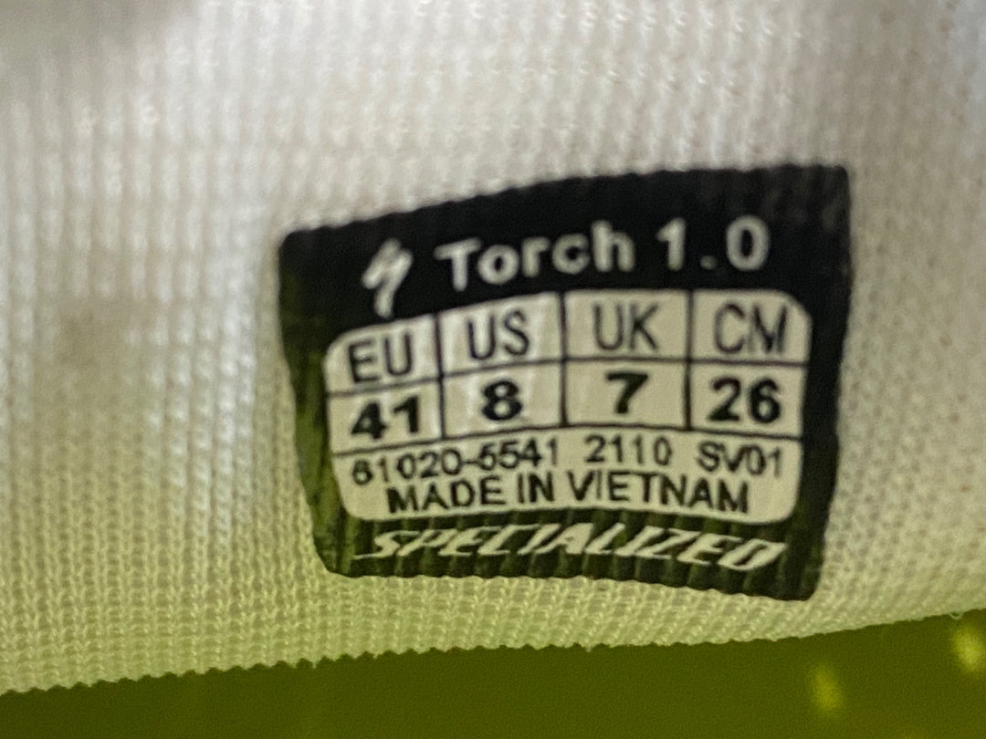JZ620 スペシャライズド SPECIALIZED TORCH 1.0 ビンディングシューズ 白 EU41