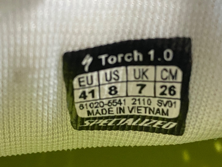 JZ620 スペシャライズド SPECIALIZED TORCH 1.0 ビンディングシューズ 白 EU41