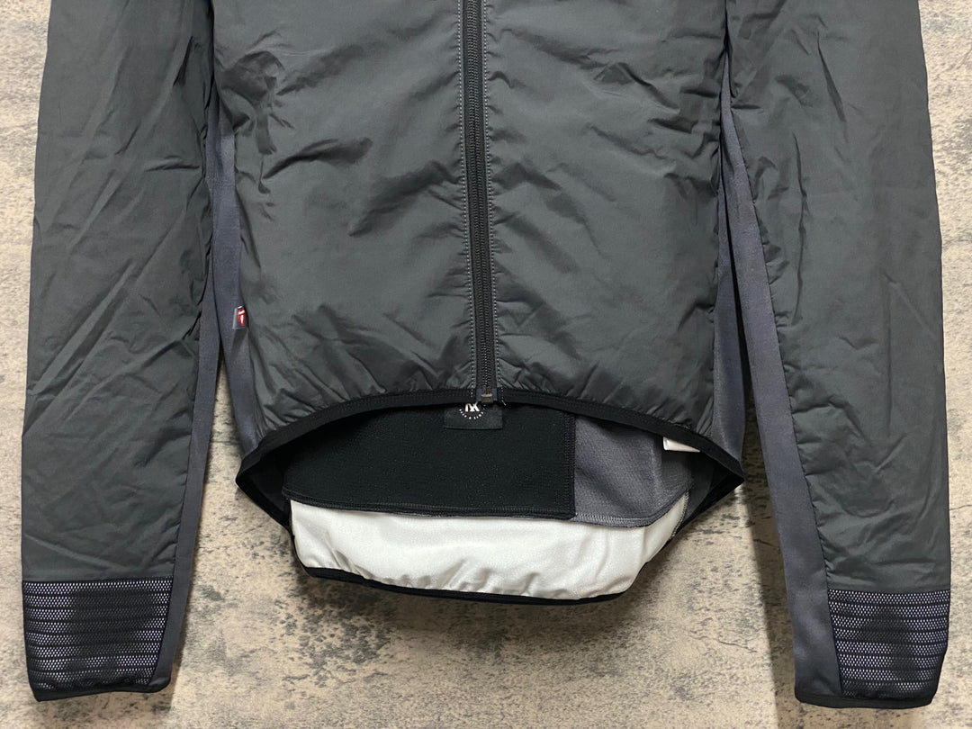 KQ677 カフェドシクリステ Cafe du Cycliste audax ZELIE 長袖 サイクルジャケット グレー S