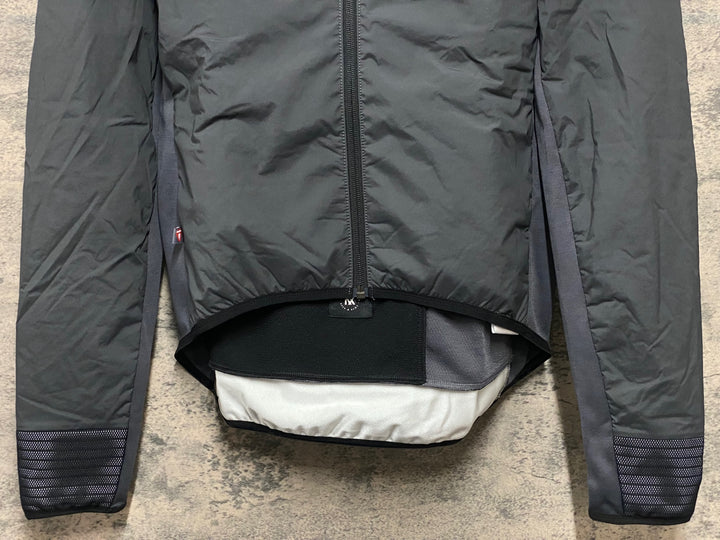 KQ677 カフェドシクリステ Cafe du Cycliste audax ZELIE 長袖 サイクルジャケット グレー S