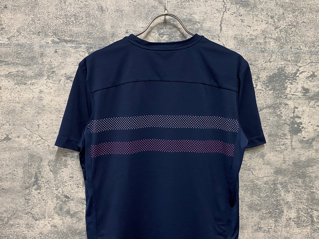 JY090 ラファ Rapha WOMEN'S EXPLORE TECHNICAL T-SHIRT 半袖 Tシャツ レディース 紺 M