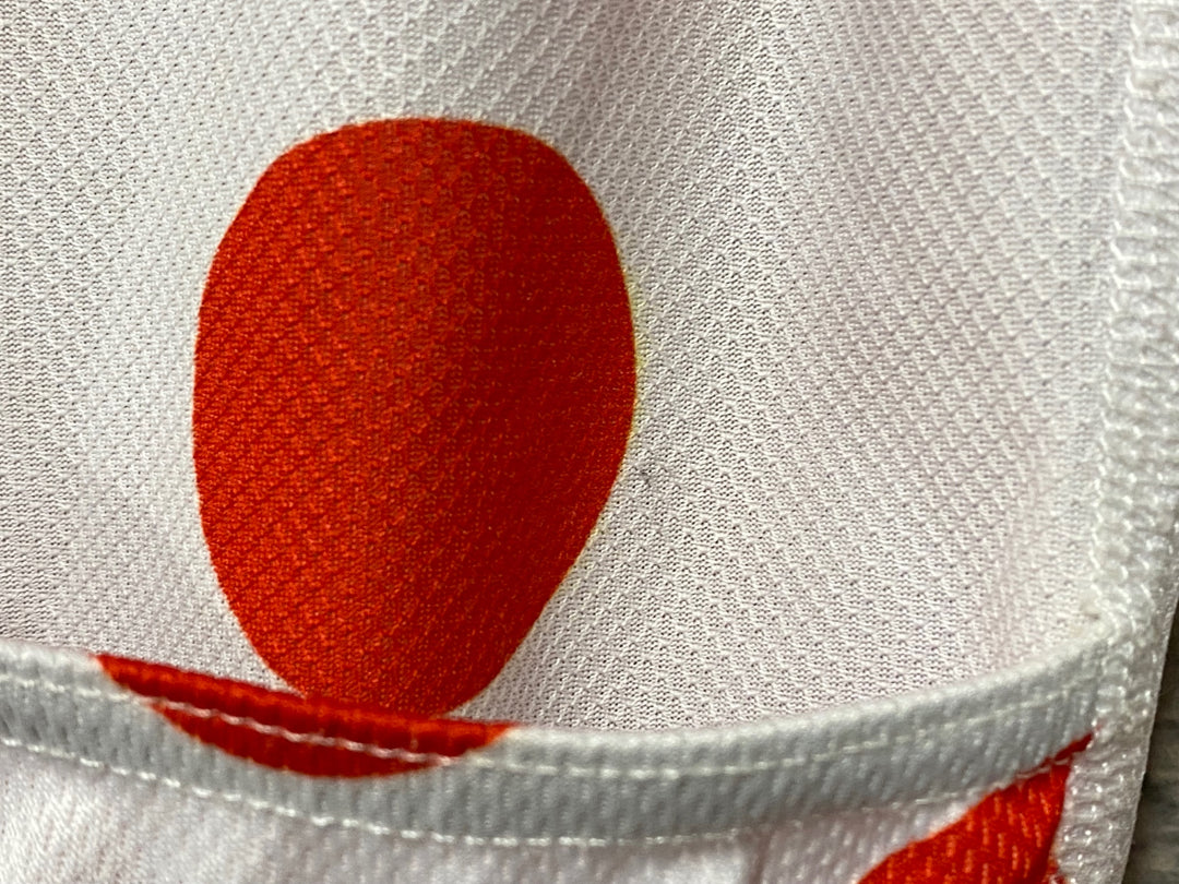 KB562 ルコックスポルティフ le coq sportif 半袖 サイクルジャージ 白赤 S