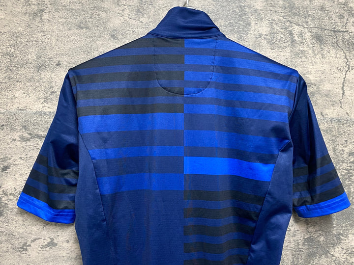 JQ889 カステリ CASTELLI ROSSOCORSA 半袖 サイクルジャージ 青 L