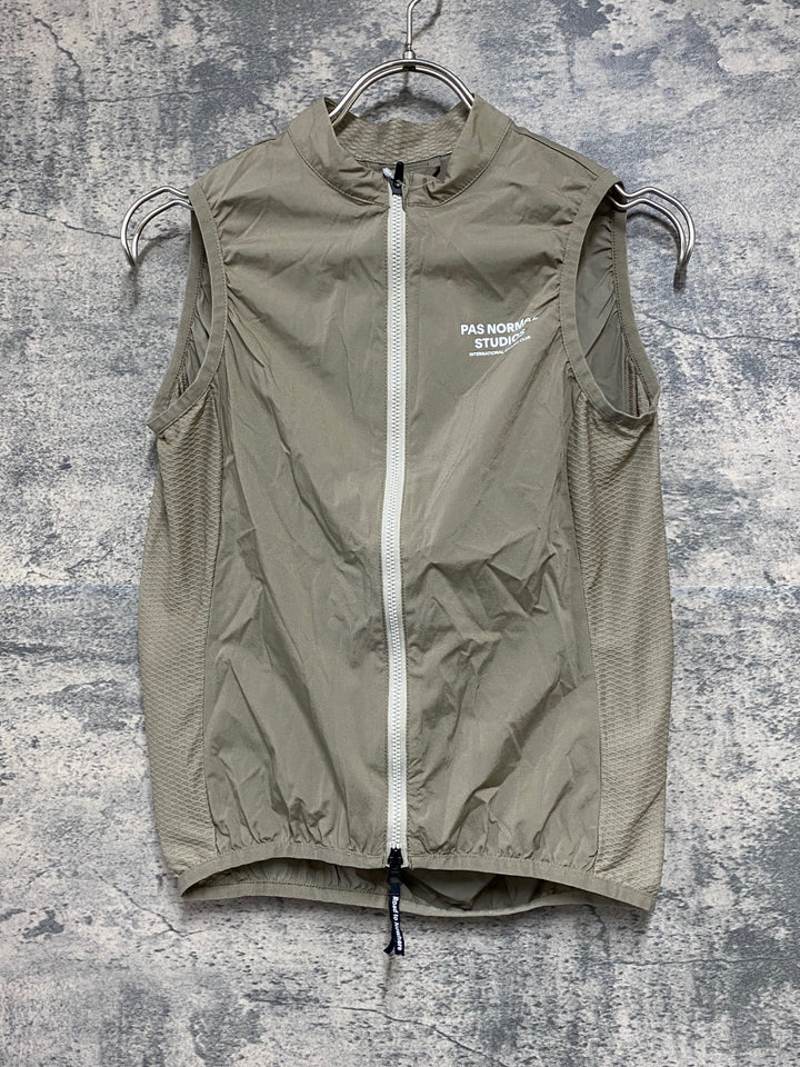 JY528 パスノーマルスタジオ PAS NORMAL STUDIOS Stow Away Gilet ジレ サイクルベスト ベージュ レディース S