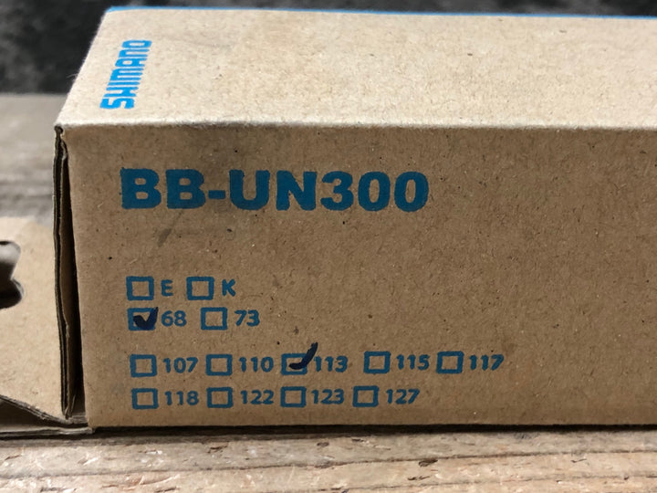 JS282 シマノ SHIMANO BB-UN300 ボトムブラケット スクエアーテーパー 68mm 113mm