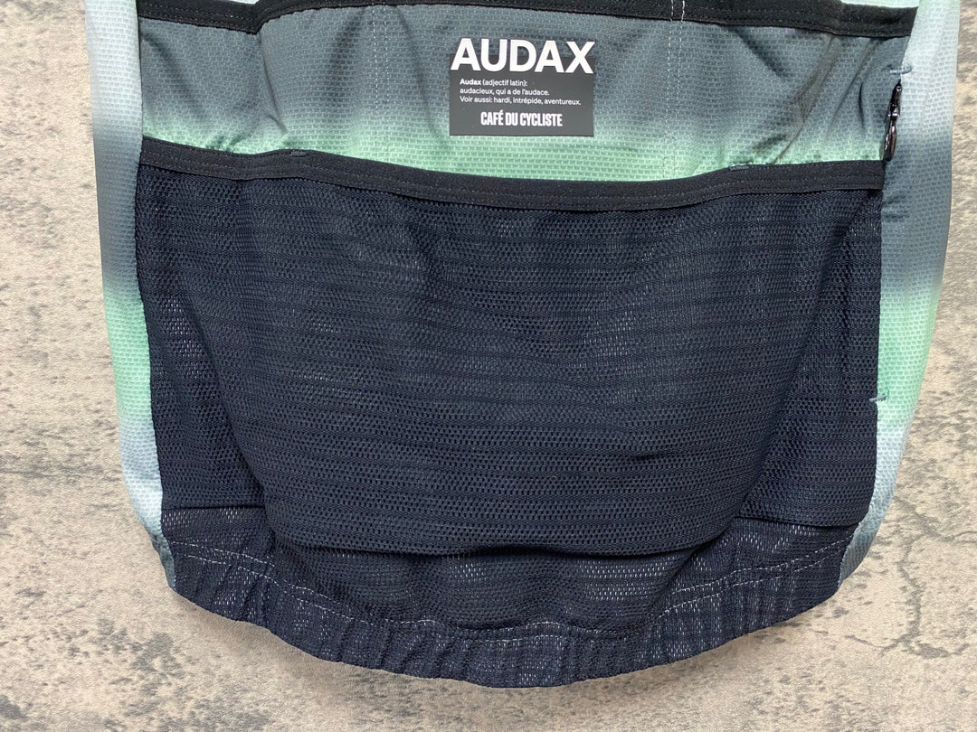 KD390 カフェドシクリステ Cafe du Cycliste AUDAX 半袖 サイクルジャージ 緑 M