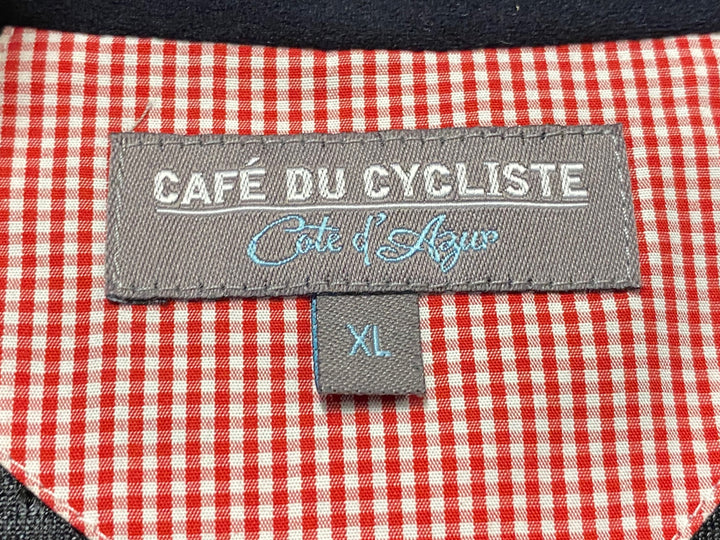 KM924 カフェドシクリステ cafe du cycliste Madeleine Jacket 長袖 ウィンドブレーカー 黒グレー XL