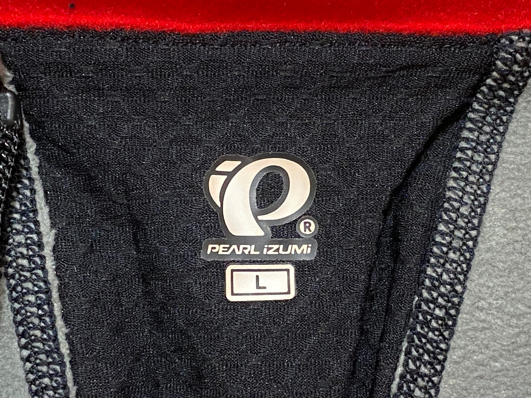 JR468 パールイズミ PEARL iZUMi 長袖 サイクルジャケット L 黒赤