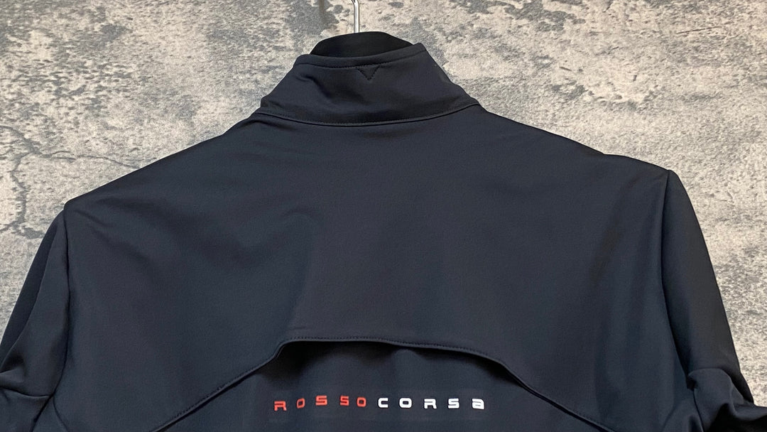 KL522 カステリ CASTELLI ROSSOCORSA 長袖 サイクルジャケット 黒 S 裏起毛