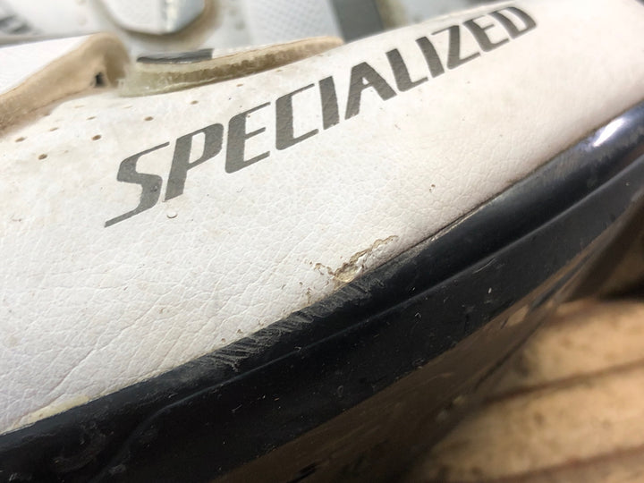 JO934 スペシャライズド SPECIALIZED SPECIALIZED COMP RD ビンディングシューズ EU41 26cm 白 ※小傷あり