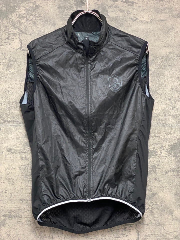 KG354 カンパニョーロ CAMPAGNOLO サイクルベスト ジレ 黒 S