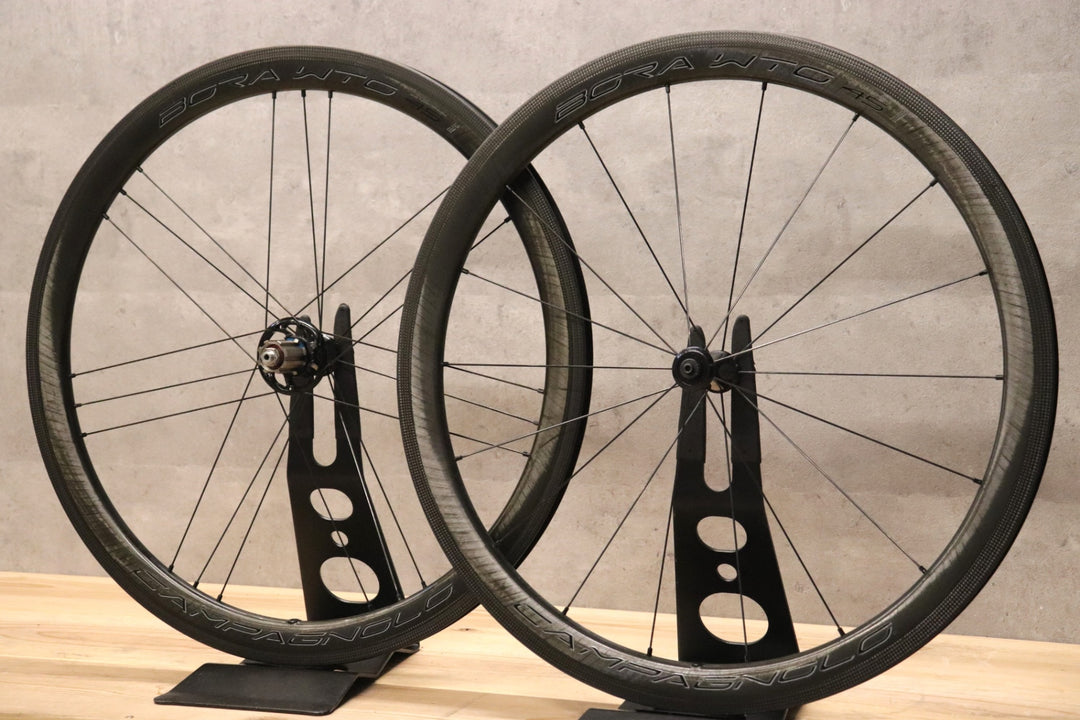 カンパニョーロ CAMPAGNOLO ボーラ BORA WTO 45 カーボン チューブレス ホイールセット カンパ11S/12S 【さいたま浦和店】