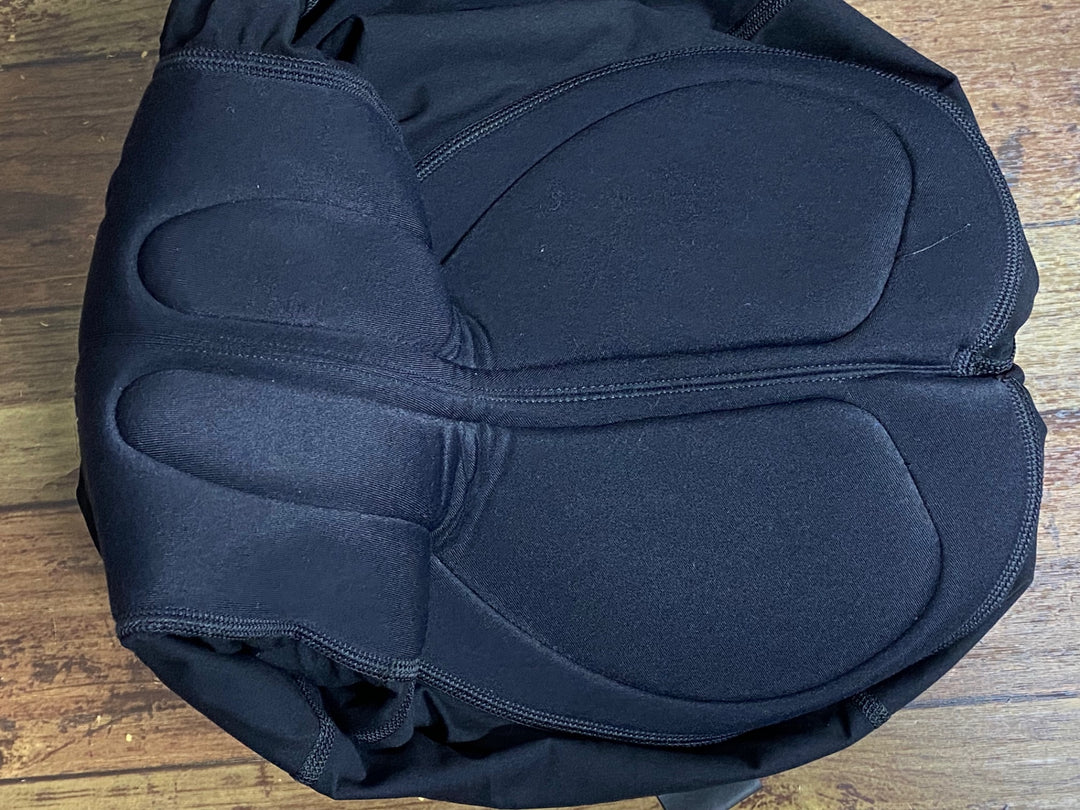 JM814 ラファ Rapha SWISS STORY CLASSIC BIB SHORTS ビブショーツ 黒 赤 EXTRA LARGE ※擦れ