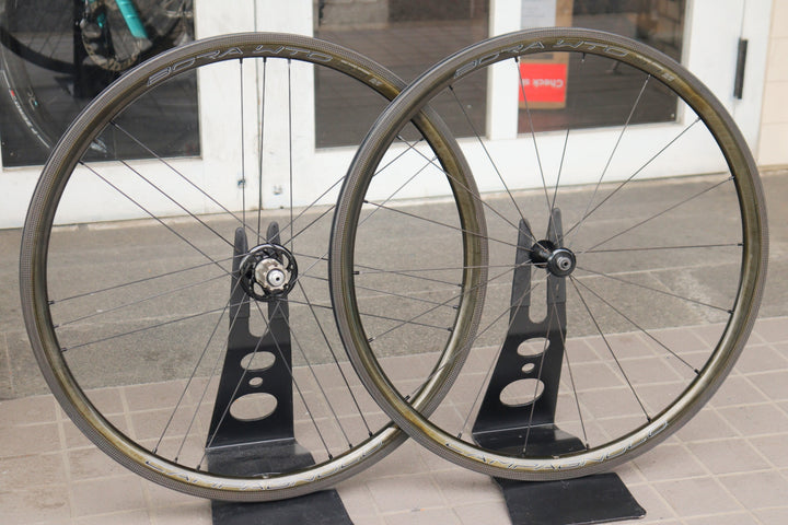 カンパニョーロ CAMPAGNOLO ボーラ BORA WTO 33 カーボン チューブレス ホイールセット カンパニョーロ 11/12S 19C 【横浜店】
