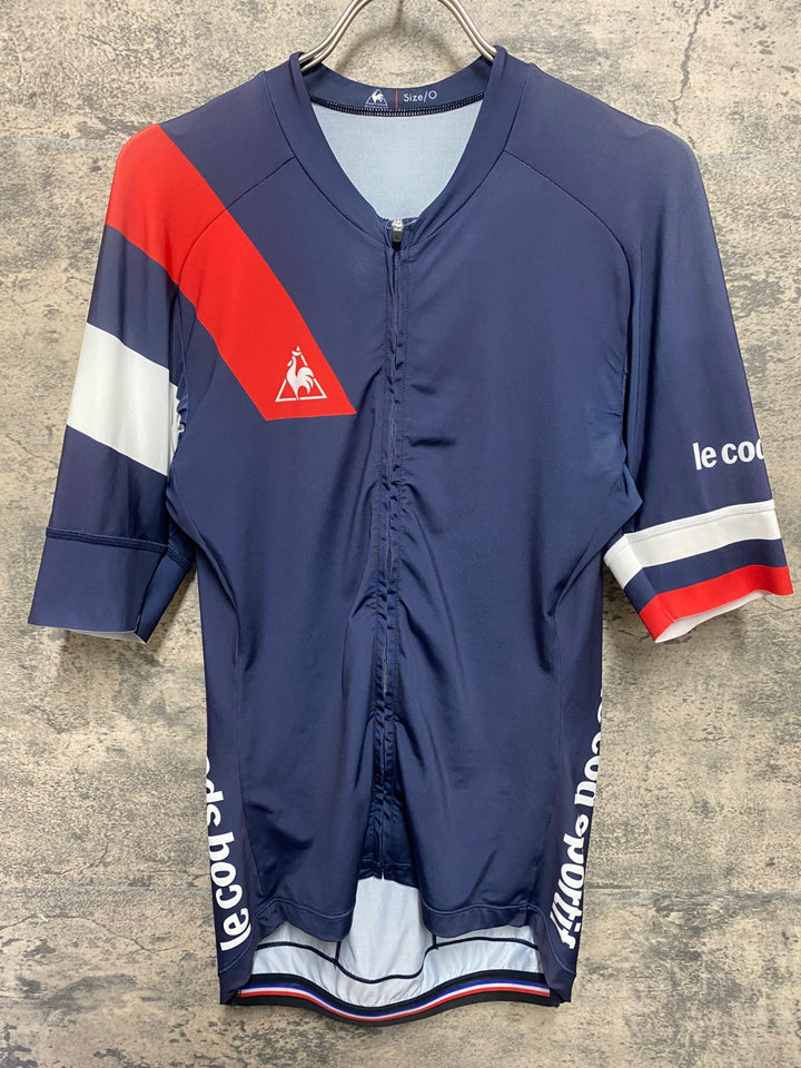 KH270 ルコックスポルティフ le coq sportif 半袖サイクルジャージ ネイビー O