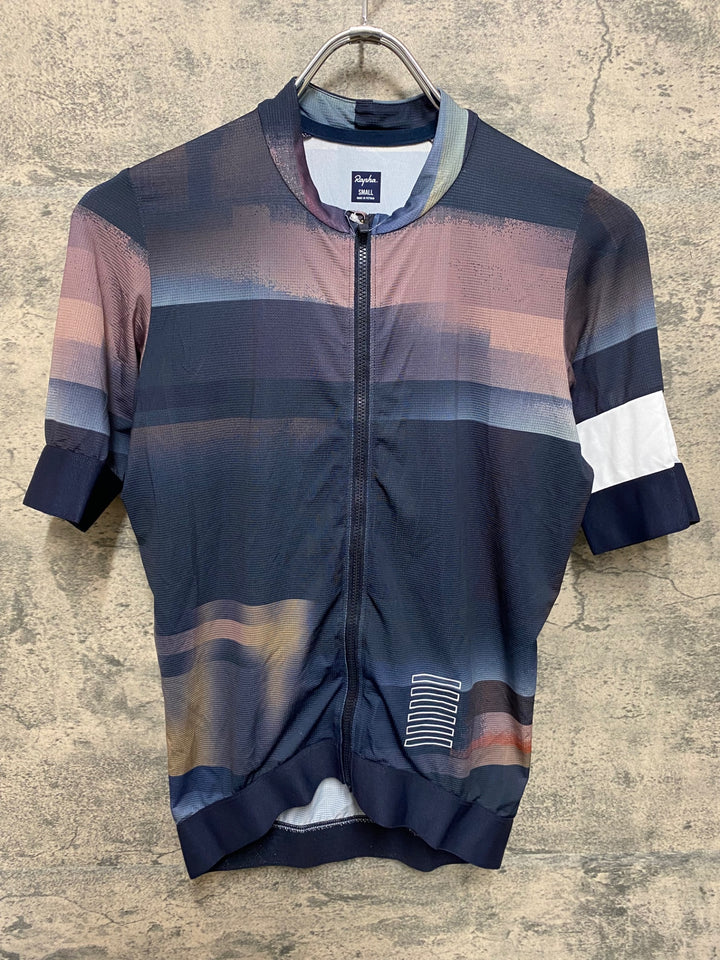 JZ464 ラファ RAPHA PT TRAINING JERSEY 半袖サイクルジャージ 紺 S