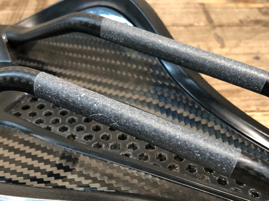 JM124 スペシャライズド SPECIALIZED S-WORKS POWER MIRROR サドル 黒 145mm カーボンレール ※内部破損 ジャンク