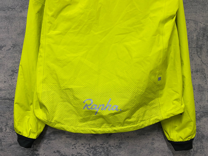 JE919 ラファ RAPHA HOODED COMMUTER サイクルジャケット M ネオンイエロー