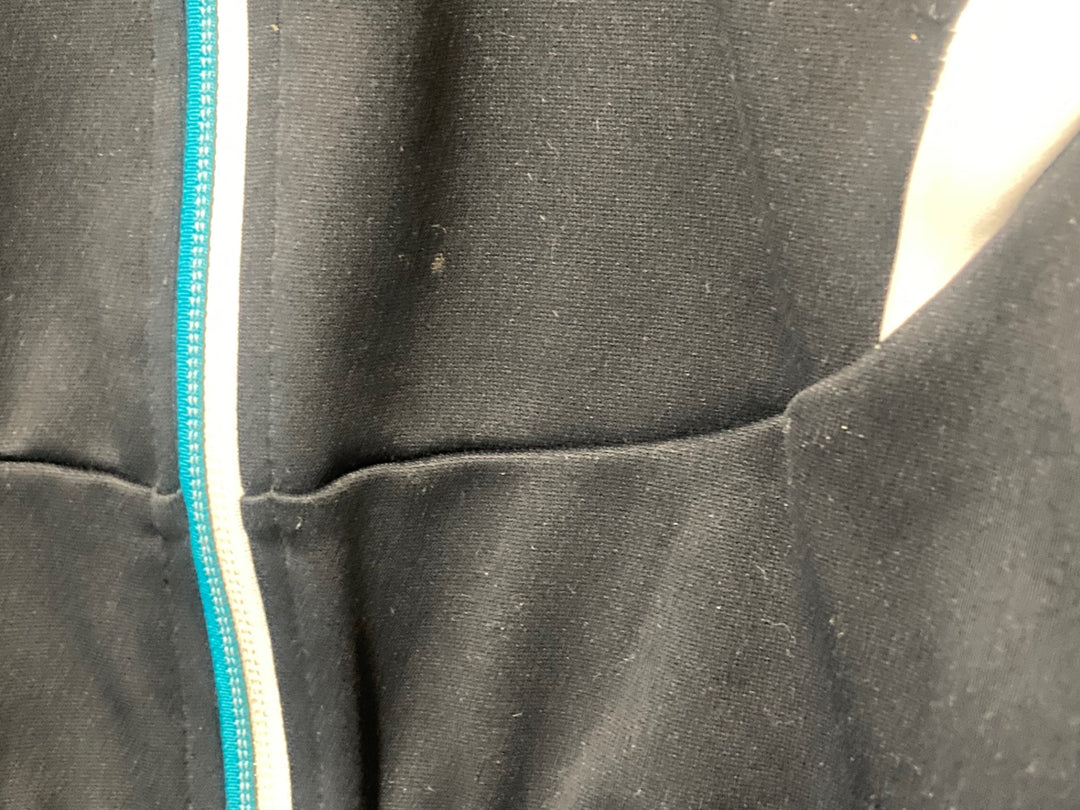 JQ565 パールイズミ PEARL iZUMi 長袖サイクルジャケット 白黒 L 裏起毛 THERMODRESS NEO