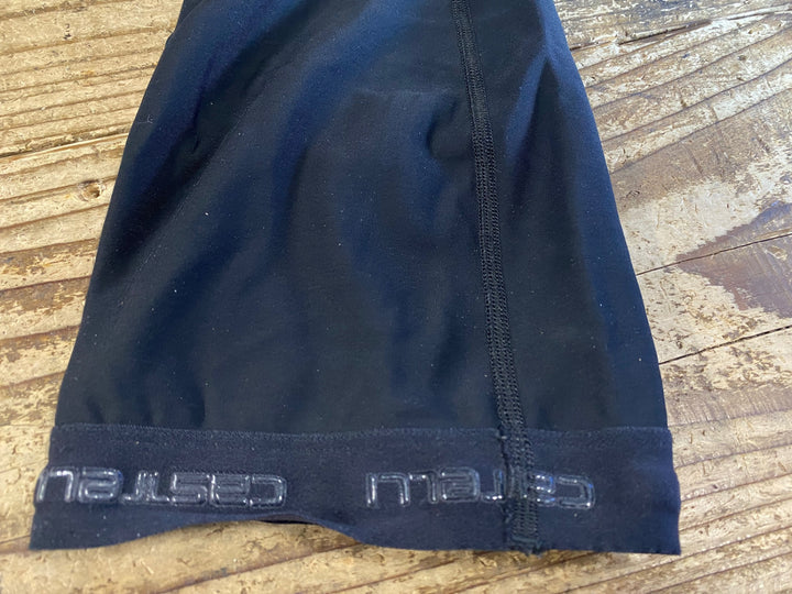 JQ047 カステリ CASTELLI レッグウォーマー 黒 S