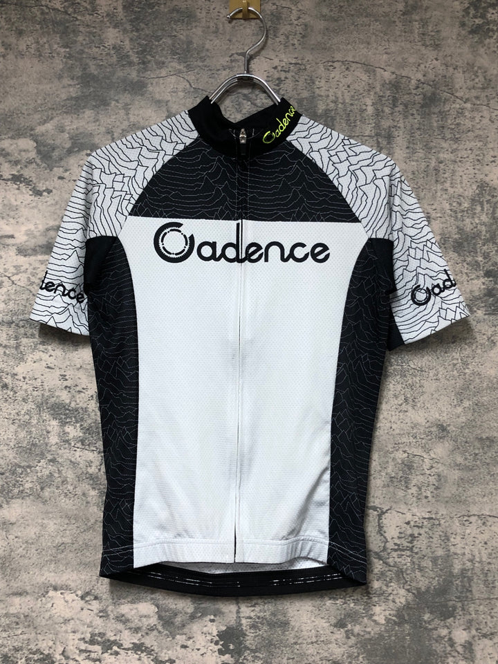 JW698 ケイデンス Cadence 半袖 サイクルジャージ グレー 黒 S