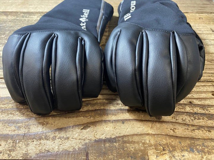 JV511 モンベル mont bell ウィンターグローブ 黒 M 裏起毛 GORE WINDSTOPPER