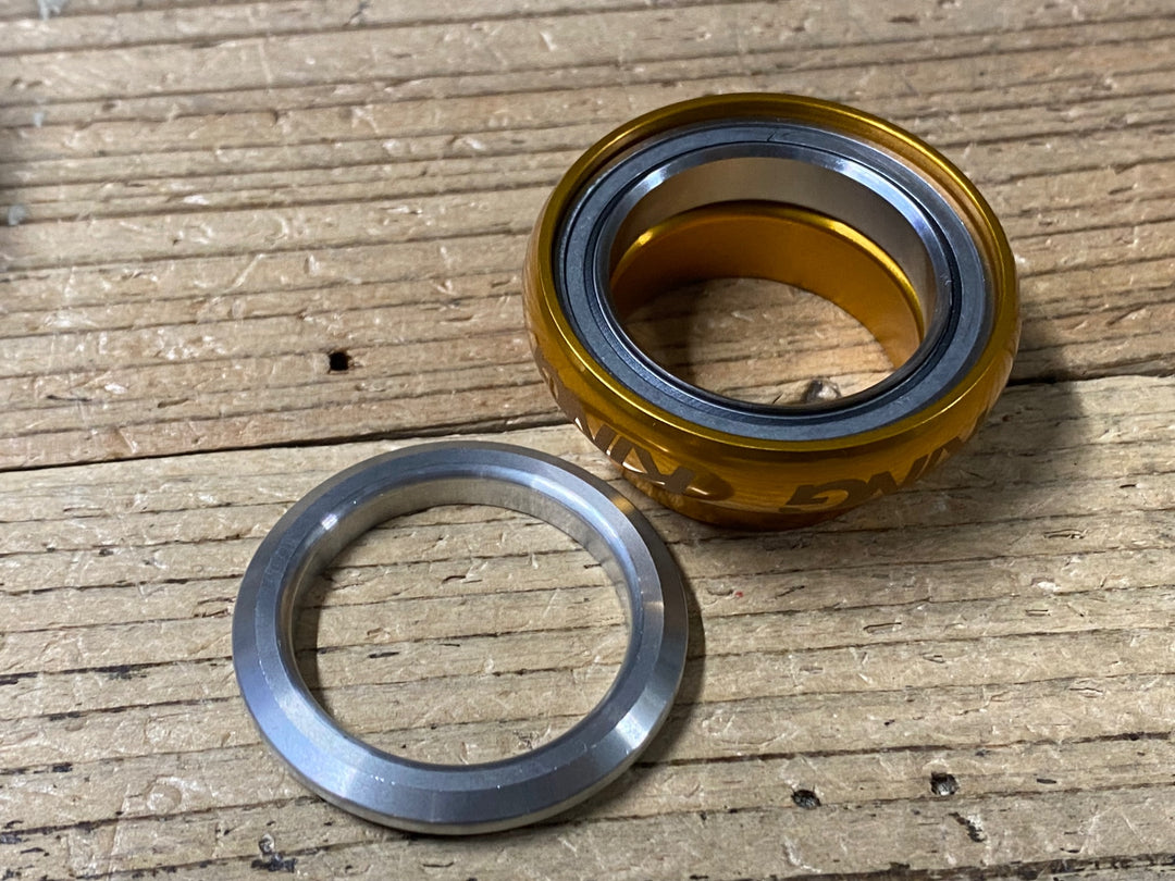 KO490 クリスキング CHRIS KING NoThreadset 2 ヘッドセット ヘッドパーツ 1-1/8" SVゴールド