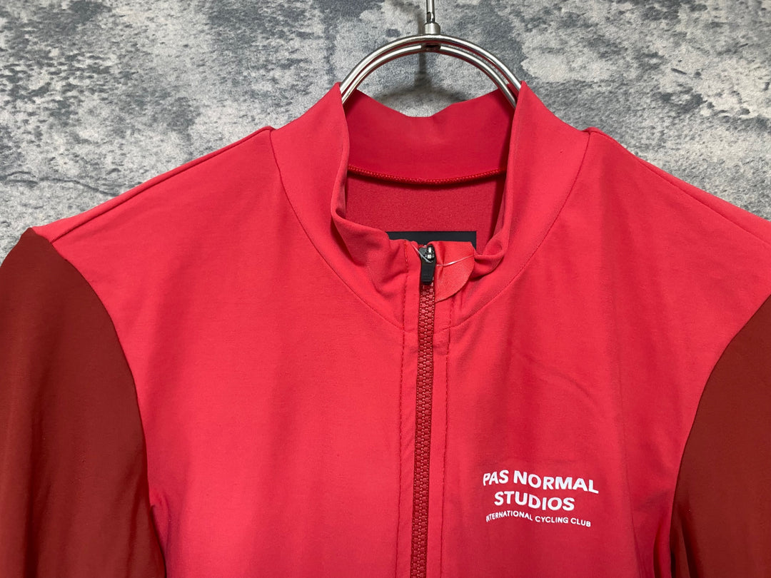JY478 パスノーマルスタジオ PAS NORMAL STUDIOS Mechanism Long Sleeve Jersey 長袖 サイクルジャージ レッド M