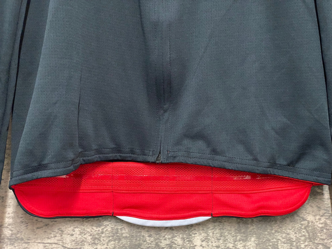 KG669 カステリ CASTELLI 長袖サイクルジャージ 黒 M
