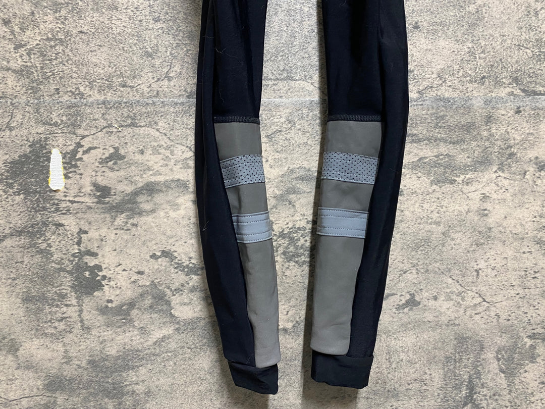 KL458 ラファ Rapha WOMEN'S CARGO WINTER TIGHTS WITH PAD ビブタイツ 黒 XXS 裏起毛 ※動物の毛