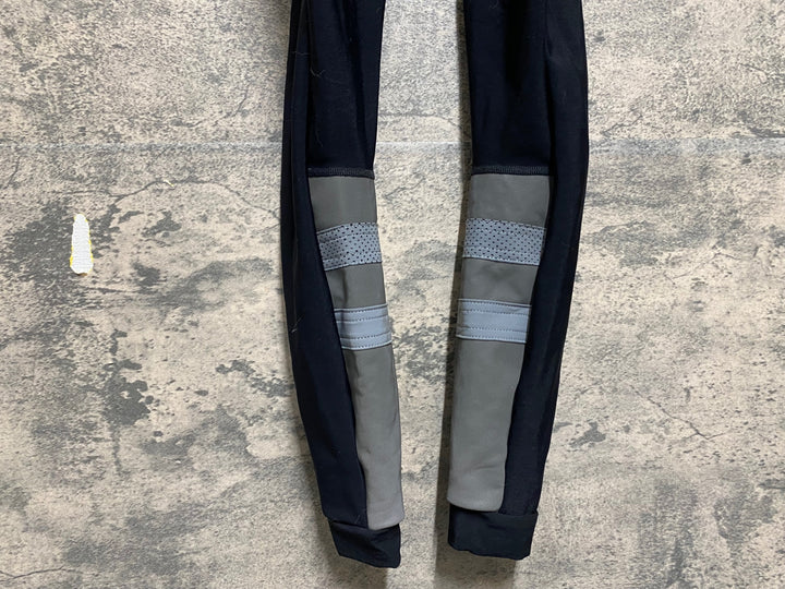 KL458 ラファ Rapha WOMEN'S CARGO WINTER TIGHTS WITH PAD ビブタイツ 黒 XXS 裏起毛 ※動物の毛