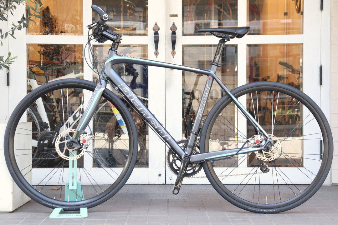 ビアンキ BIANCHI インプルソ ディスク IMPULSO FLAT BAR DISC 2016モデル 55サイズ シマノ 105 5800 MIX 11S アルミ クロスバイク フラットバーロード 【横浜店】