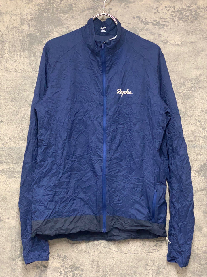 KH094 ラファ Rapha EXPLORE LIGHTWEIGHT JACKET 長袖 ウィンドブレーカー 紺 S