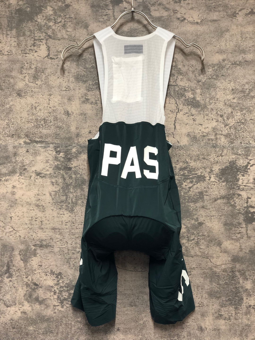 KK165 パスノーマルスタジオ PAS NORMAL STUDIOS MEN'S MECHANISM PRO BIBS ビブショーツ Sサイズ 緑