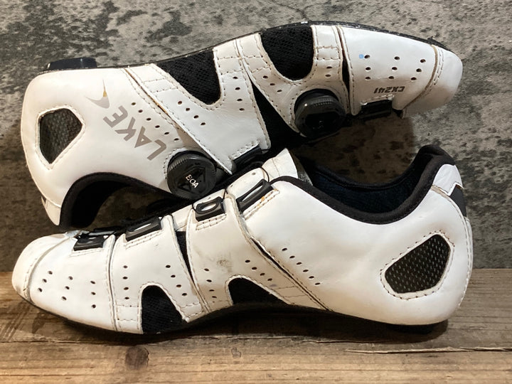 KD062 レイク LAKE CX241 ビンディングシューズ EU41 白