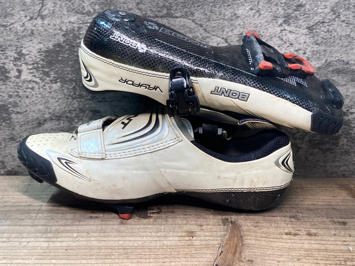 JP528 ボント BONT ヴァイパー VAYPOR ビンディングシューズ EU44 3穴 白 ※ジャンク