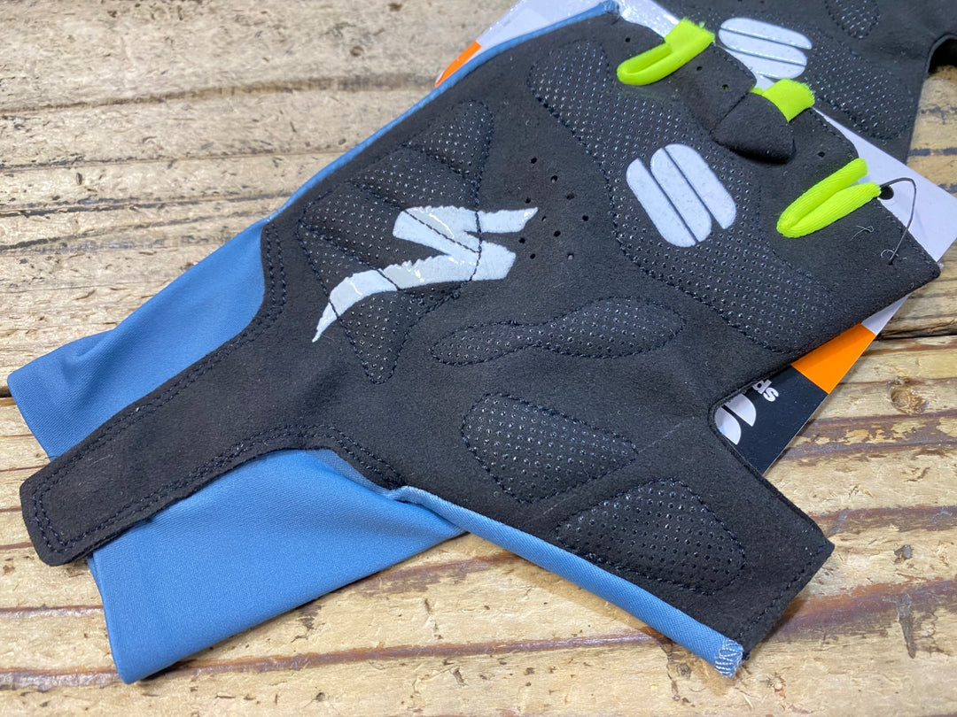 KJ842 スポーツフル sportful AERO TEAM GLOVE 指切 グローブ 青 L TINKOFF