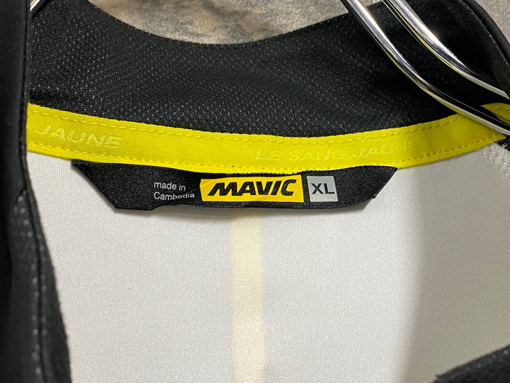 JW303 マヴィック MAVIC コスミックエリート COSMIC ELITE 半袖 サイクルジャージ 白/黒 XL