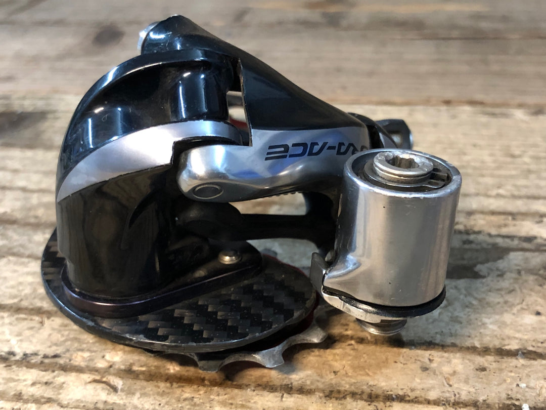 JU092 シマノ SHIMANO デュラエース DURA-ACE RD-9000 リアディレイラー 1S CDJ プーリー付属 ※プレート欠品、ガイドプーリージャンク