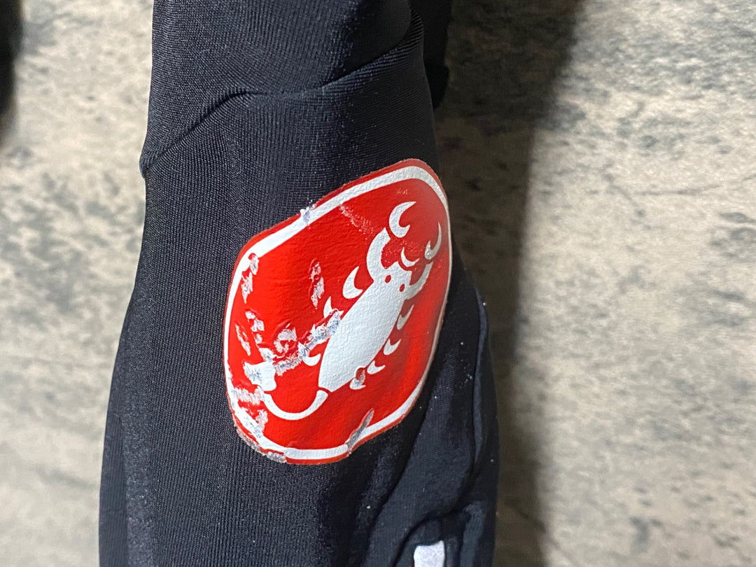 JP968 カステリ CASTELLI ROSSOCORSA ビブタイツ 黒 M 裏起毛