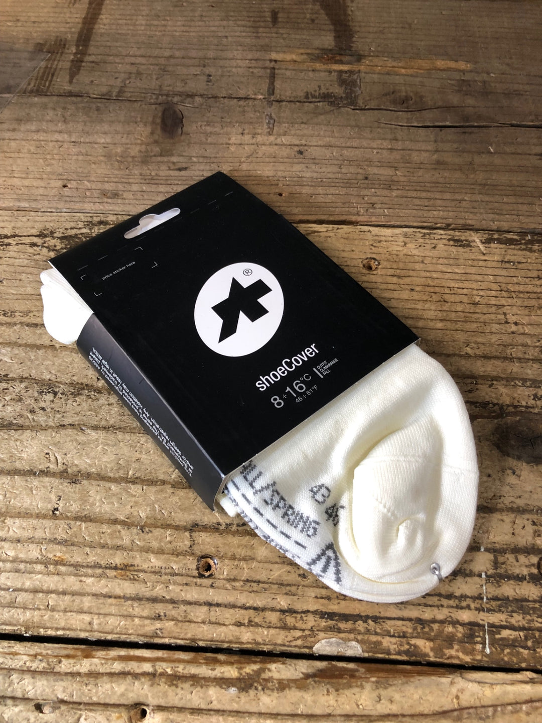 JQ211 アソス assos shoeCover シューズカバー 白 2
