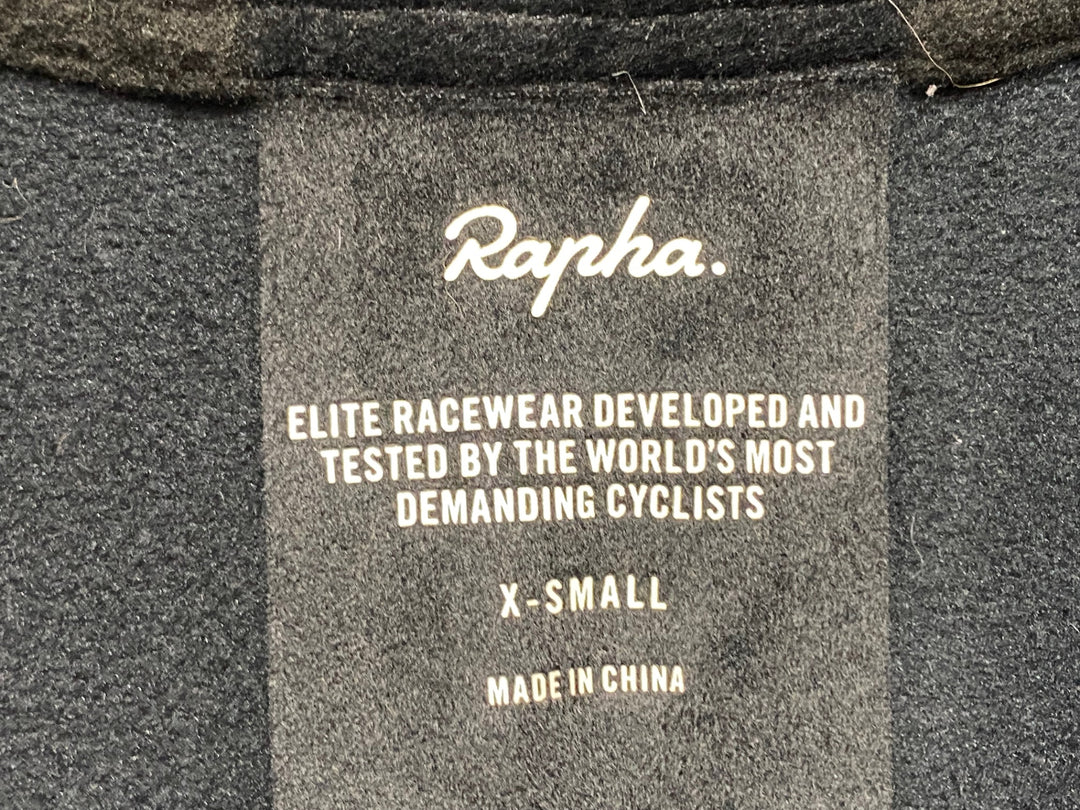 KL469 ラファ Rapha WOMEN'S PRO TEAM WINTER JACKET 長袖 サイクルジャケット 黒 XS 裏起毛 ※動物の毛