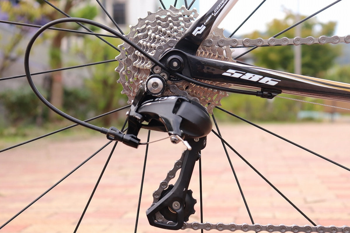 【極美品】LOOK586 　PRO　TEAM　ORIGIN　フルカーボン ルック LOOK 586 PROTEAM 2009年モデル Sサイズ シマノ 105 5800 11S