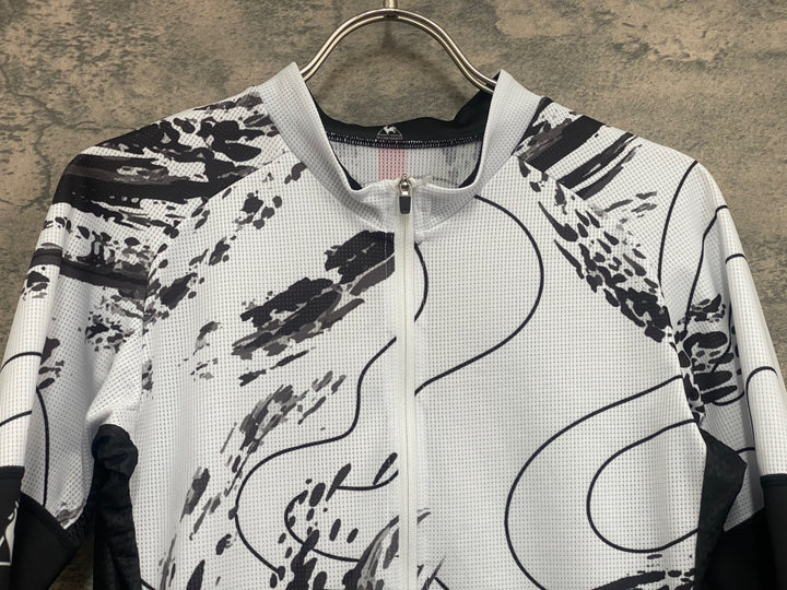 JN359 ルコックスポルティフ le coq sportif 半袖 サイクルジャージ 白 L
