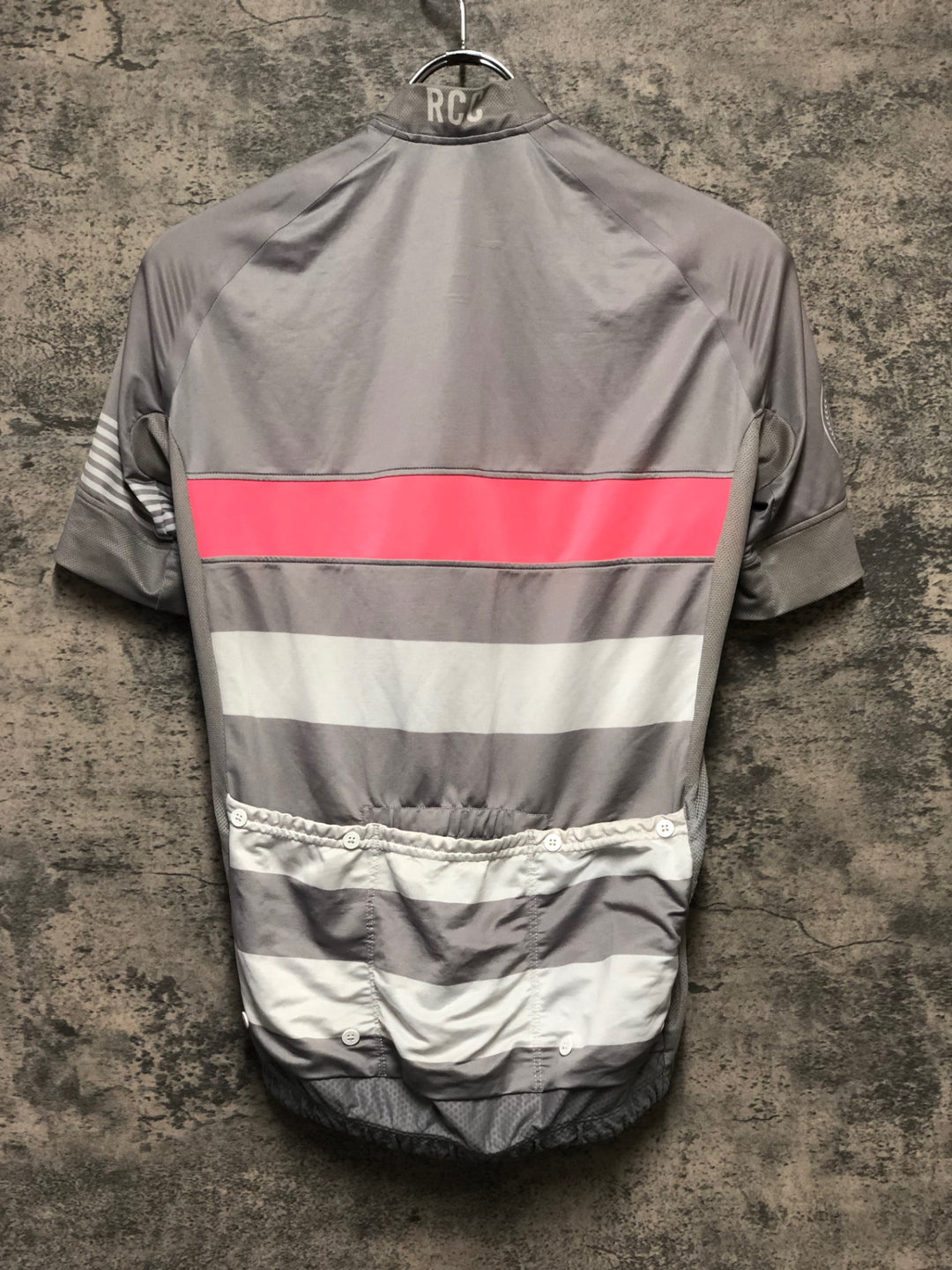 JZ496 ラファ RAPHA PRO TEAM JERSEY 半袖 サイクルジャージ S RCC グレー
