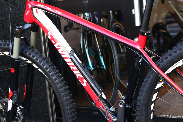 スペシャライズド SPECIALIZED S-WORKS STUMPJUMPER 2012モデル 17.5 シマノ XTR M9070 Di2 11S カーボン マウンテンバイク 【東京南麻布店】