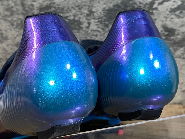KH163 シマノ SHIMANO エスファイア S-PHYRE SH-RC903M B01E ビンディングシューズ 3穴 WIDE 青 EU42E