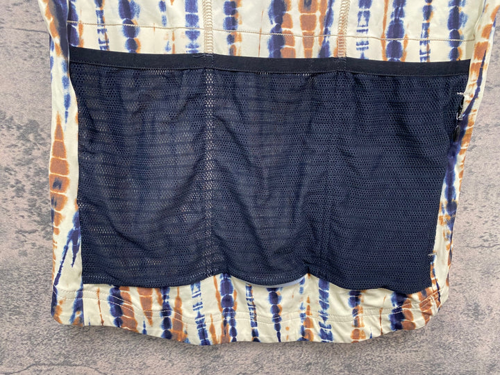 KA841 カフェドシクリステ CAFE DU CYCLISTE CHRISTELLE 半袖 サイクルジャージ 総柄 Mサイズ